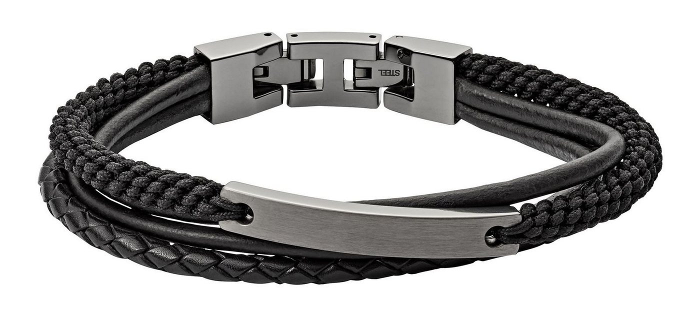 Fossil Lederarmband Multi-Strand Bracelet, aus echtem Leder – Bild 2 von 2