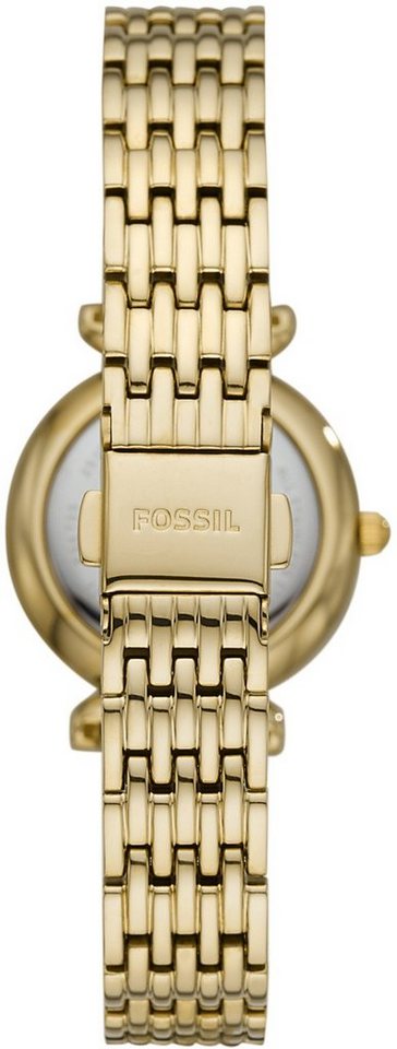 Fossil Quarzuhr CARLIE ES4735, Armbanduhr, Damenuhr, Perlmutt-Zifferblatt, Edelstahlarmband – Bild 3 von 3