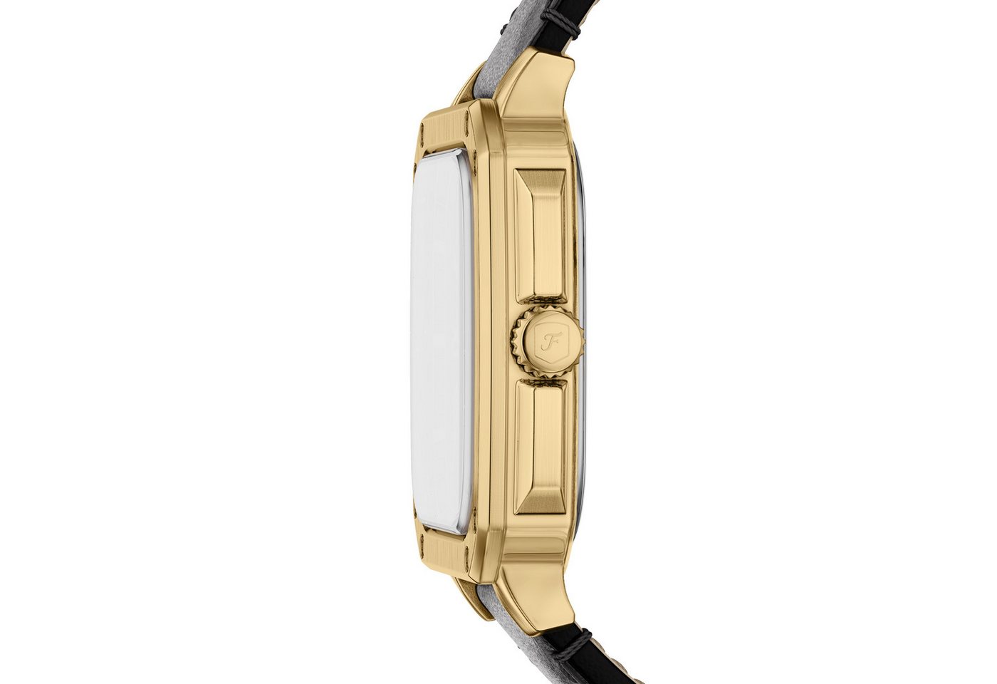 Fossil Quarzuhr Crosby FS6151, Armbanduhr, Herrenuhr, Lederarmband, analog, Tag – Bild 2 von 5