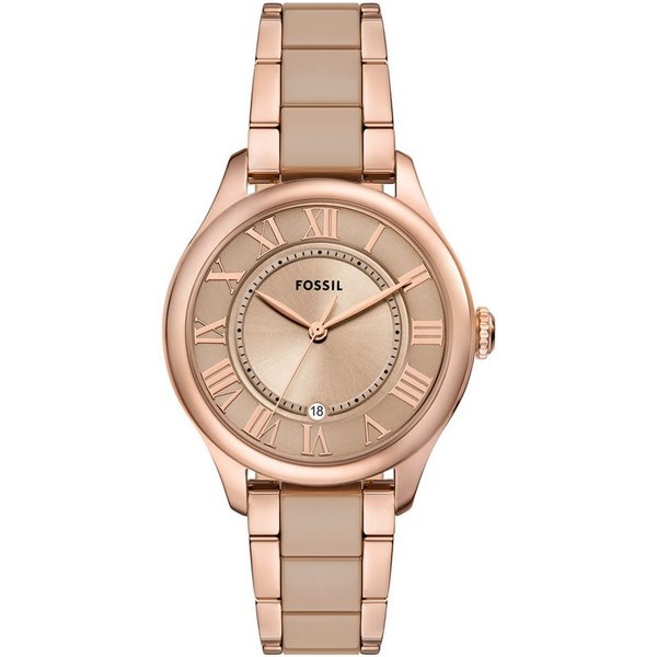 Fossil Quarzuhr GILMORE CE1133, Armbanduhr, Damenuhr, analog, Tag