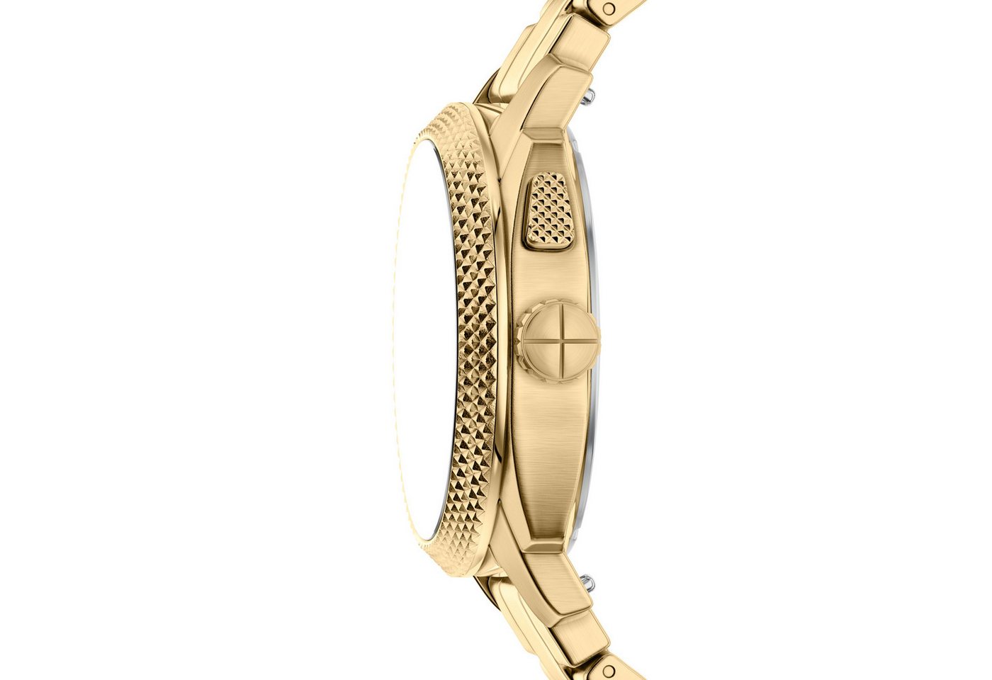 Fossil Quarzuhr Machine - Big Tic FS6157, Armbanduhr, Herrenuhr, Edelstahlarmband, analog, digital – Bild 2 von 5