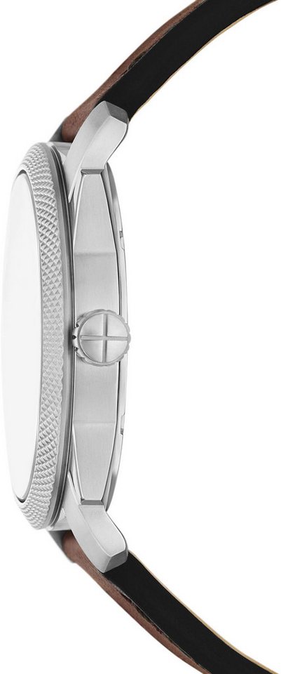 Fossil Quarzuhr MACHINE FS6085, Armbanduhr, Herrenuhr, Lederarmband, analog, Tag – Bild 2 von 4
