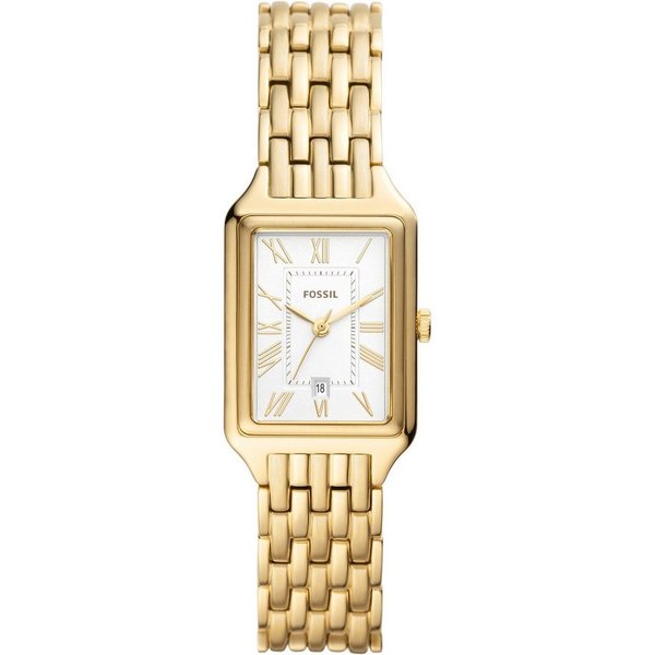 Fossil Quarzuhr RAQUEL ES5220, Armbanduhr, Damenuhr, Edelstahlarmband, analog, Tag