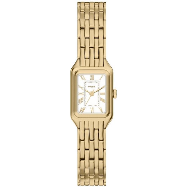 Fossil Quarzuhr Raquel ES5467, Armbanduhr, Damenuhr, Edelstahlarmband, analog