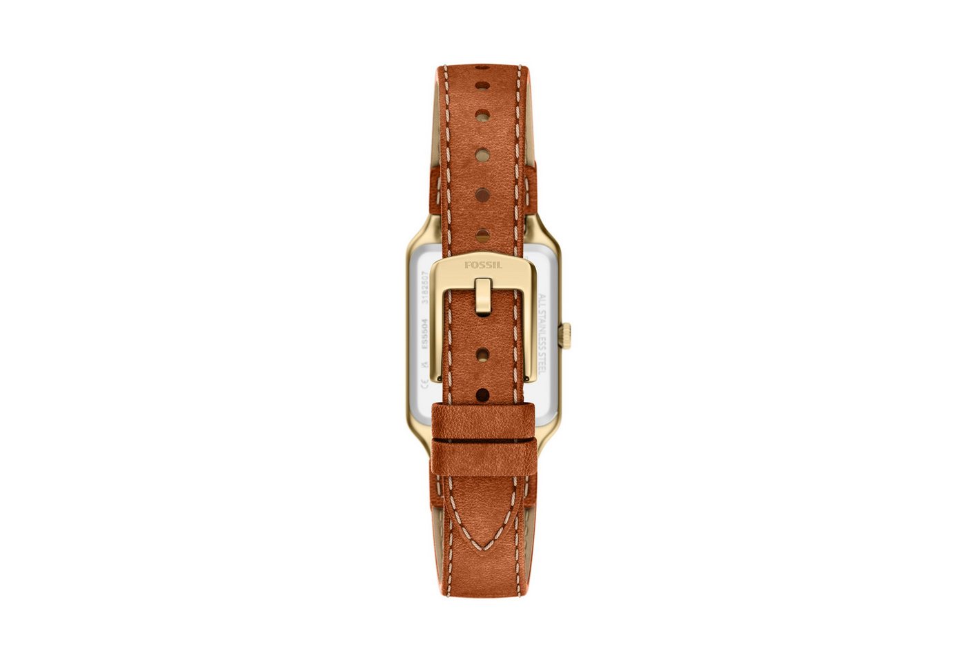 Fossil Quarzuhr Raquel ES5504, Armbanduhr, Lederarmband, analog, Tag – Bild 3 von 4