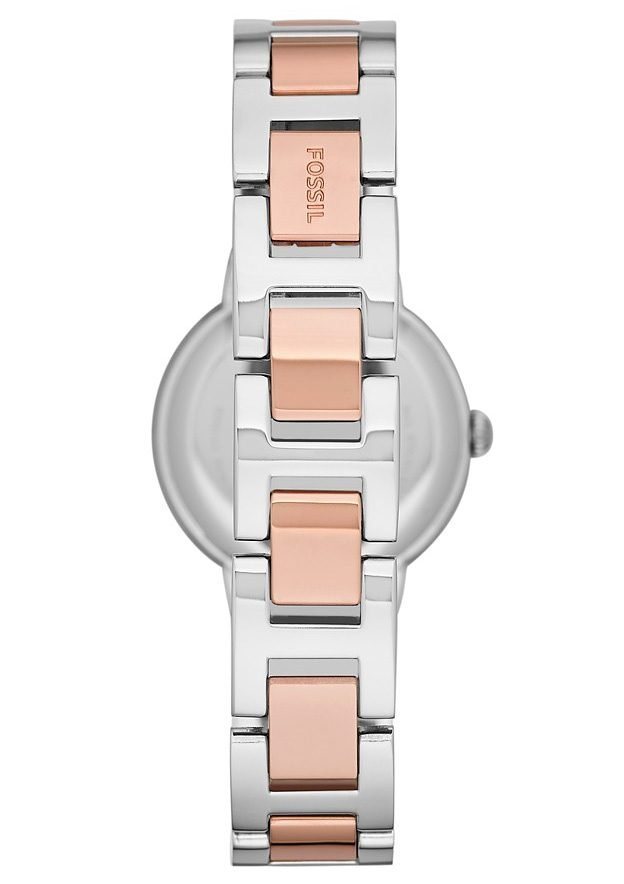 Fossil Quarzuhr VIRGINIA ES3405, Armbanduhr, Damenuhr, Edelstahlarmband – Bild 2 von 4