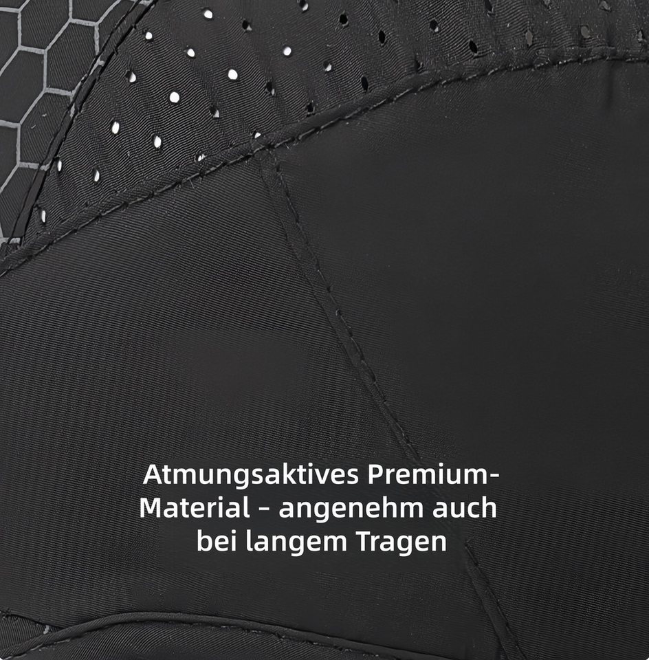 FOUORTUNATE-BEE Baseball Cap Leichte Sportkappe mit Softschirm – Atmungsaktiv & schnelltrocknend Elastische Laufmütze für Outdoor, Sport und Freizeit – Bild 3 von 5