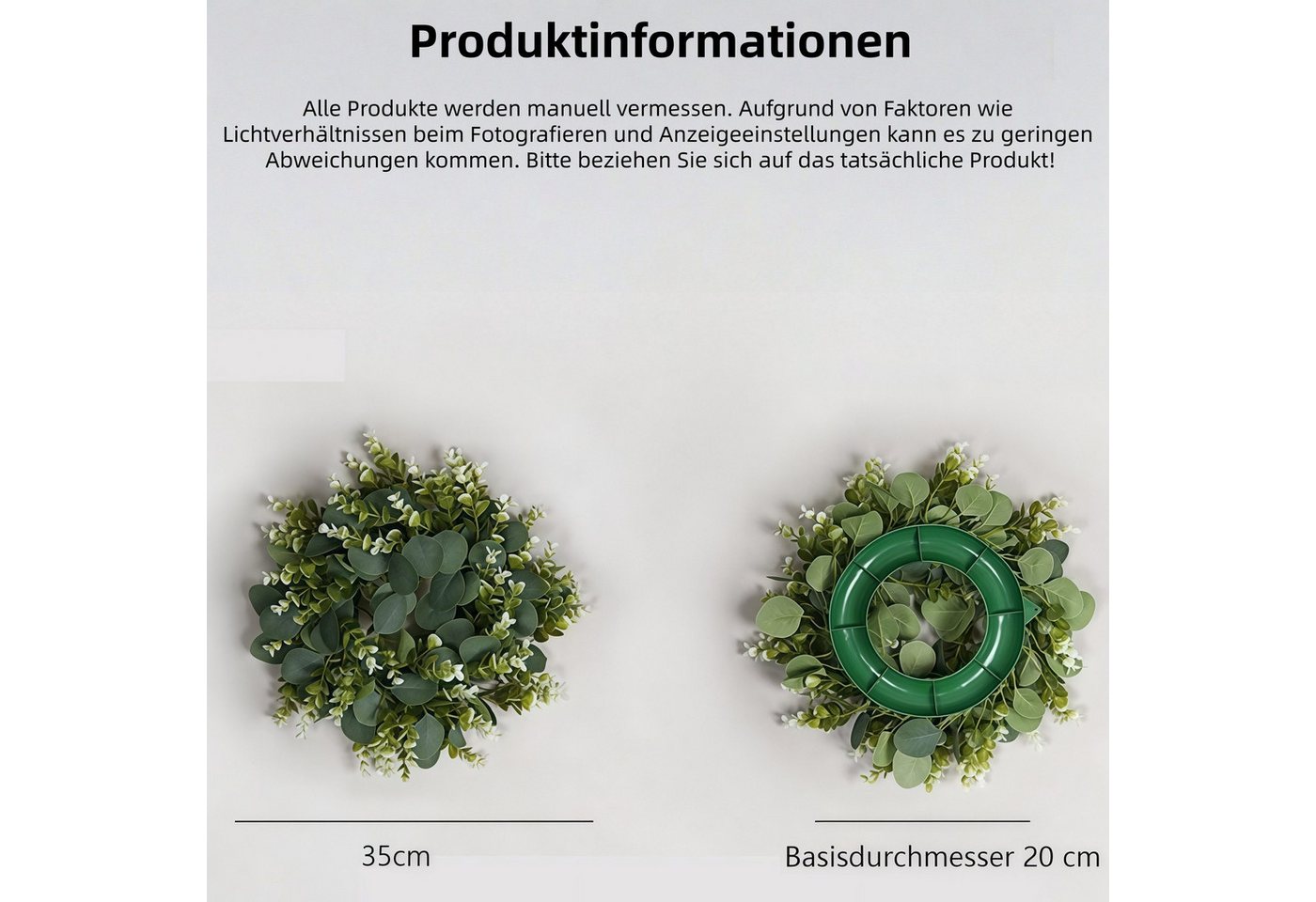 FOUORTUNATE-BEE Dekokranz Frühlings-Türkranz mit „Willkommen“-Schrift, Ø 35 cm, Bunte Dekoration für Eingang und Haustür im Frühlingsstil – Bild 4 von 5