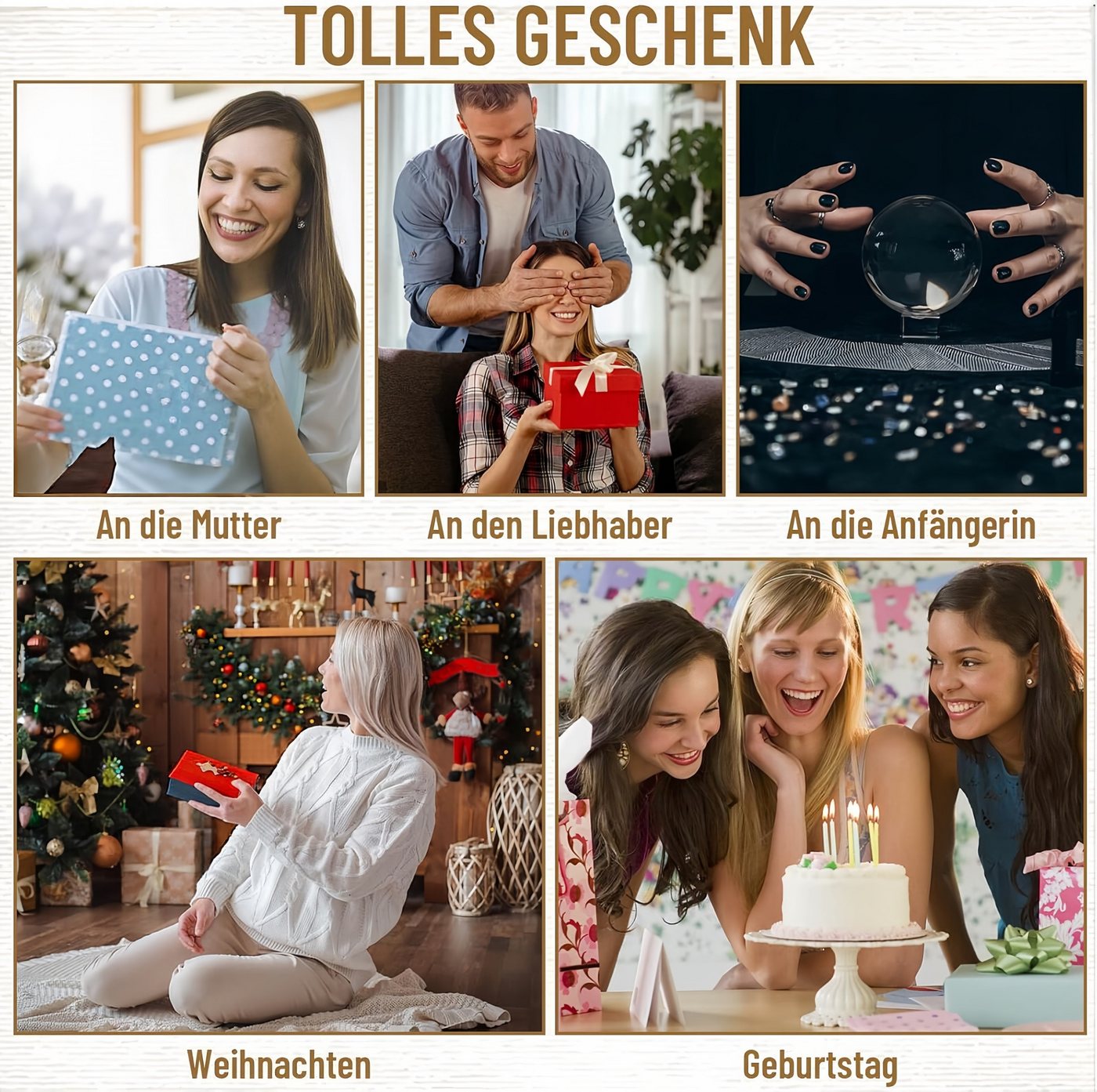 FOUORTUNATE-BEE Edelstein 20er Set Sechseckige Kristallsteine als Geschenkidee, (20-St), 20 Stück Kristallsteine in Hexagon-Form für Deko & Geschenk – Bild 5 von 5