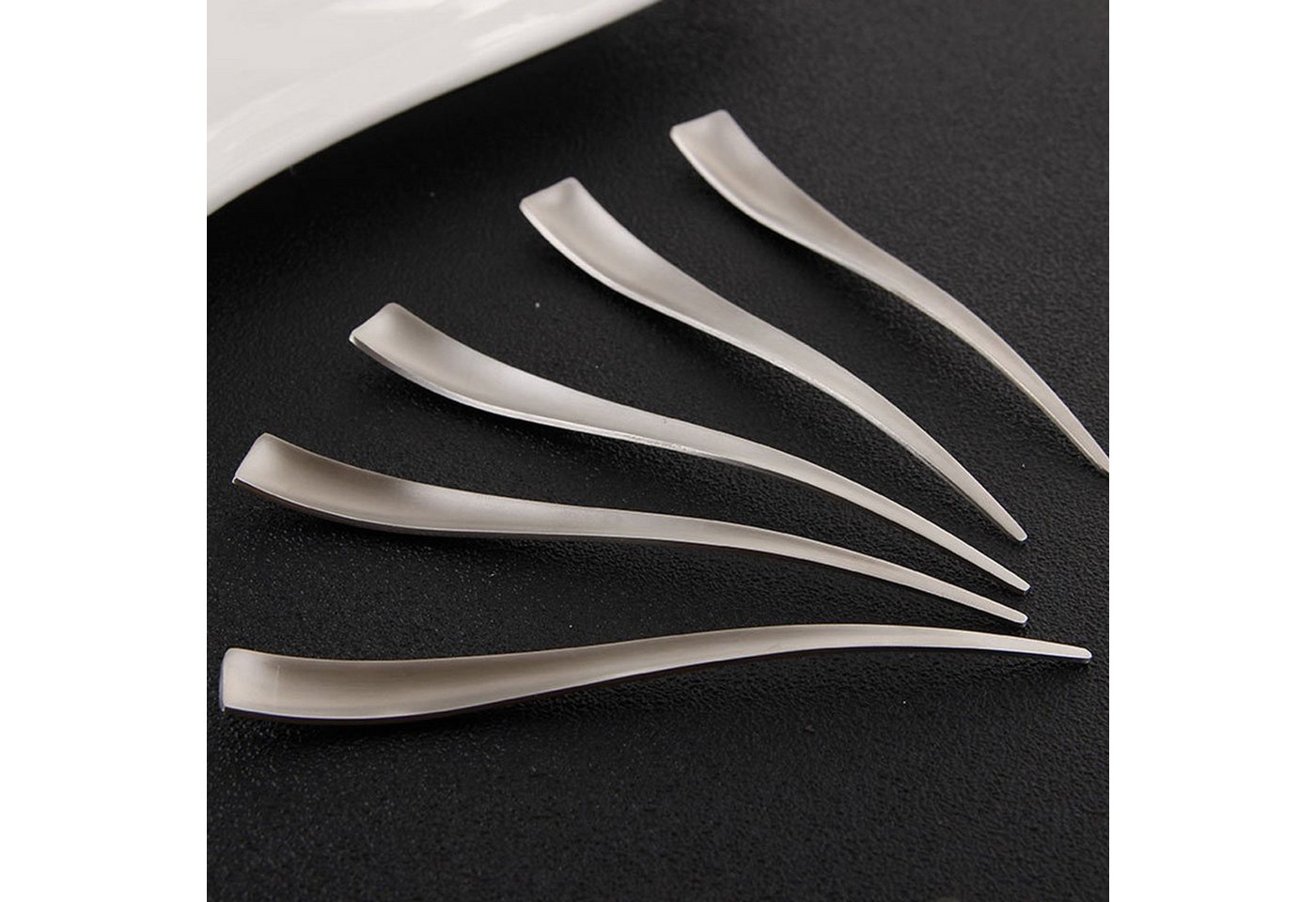 FOUORTUNATE-BEE Espressolöffel 12-teiliges Set Mini-Kaffeelöffel aus Edelstahl (12 Stück), Kleine Edelstahl-Löffel für Kaffee, Dessert und Espresso – Bild 3 von 5