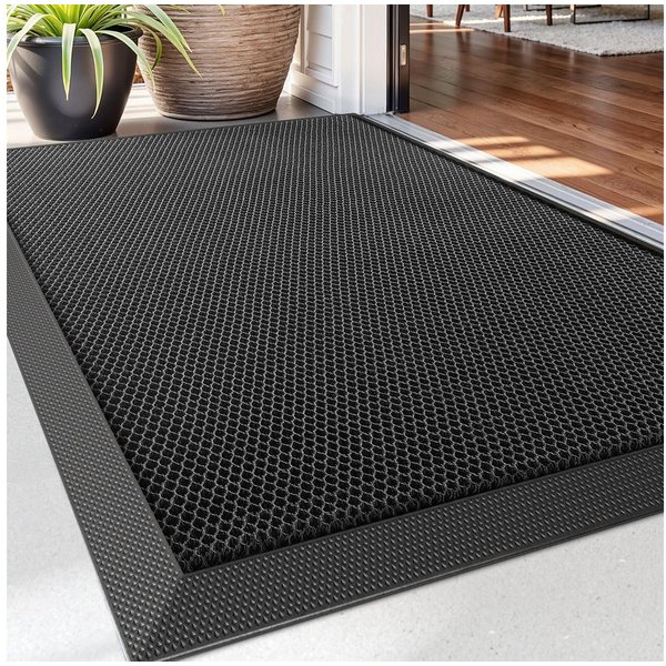 FOUORTUNATE-BEE Fußmatte Fußmatte außen 60x90cm, rutschfeste langlebig robust Fussmatte Aussen, Höhe: 8 mm, wasserdichte Türmatte für die Haustür
