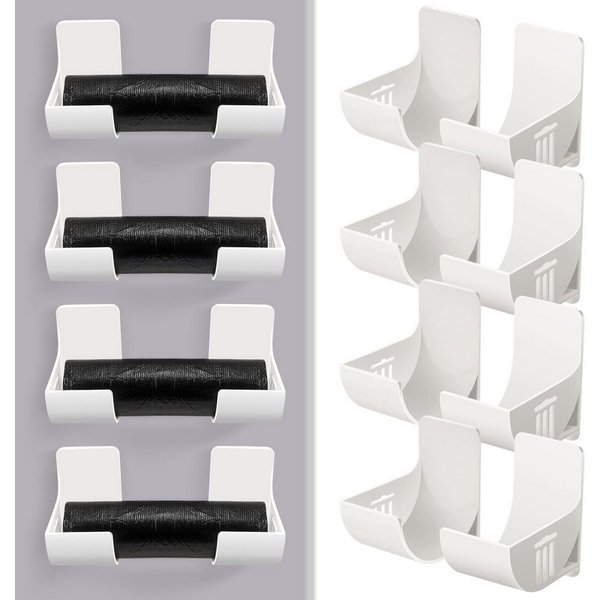 FOUORTUNATE-BEE Küchenorganizer-Set 8er Set Müllbeutelhalter selbstklebend Küchen Organizer ohne Bohren, (4-tlg), Wandhalter für Küche Schrank Tür Kühlschrank A