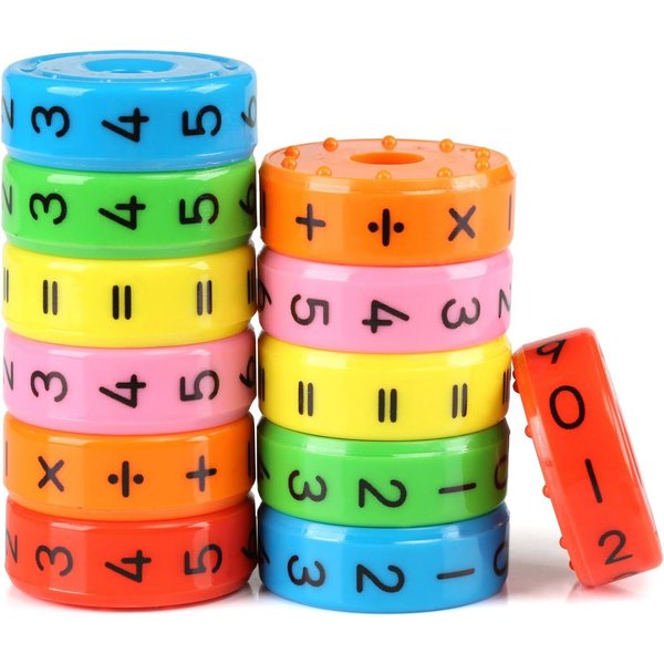 FOUORTUNATE-BEE Lernspielzeug Magnetisches Mathe Lernspiel Zahlen Spielzeug für Kinder Rechnen (2-St), Ideal für Schule Vorschule Zuhause Lernspiel Geschenk für