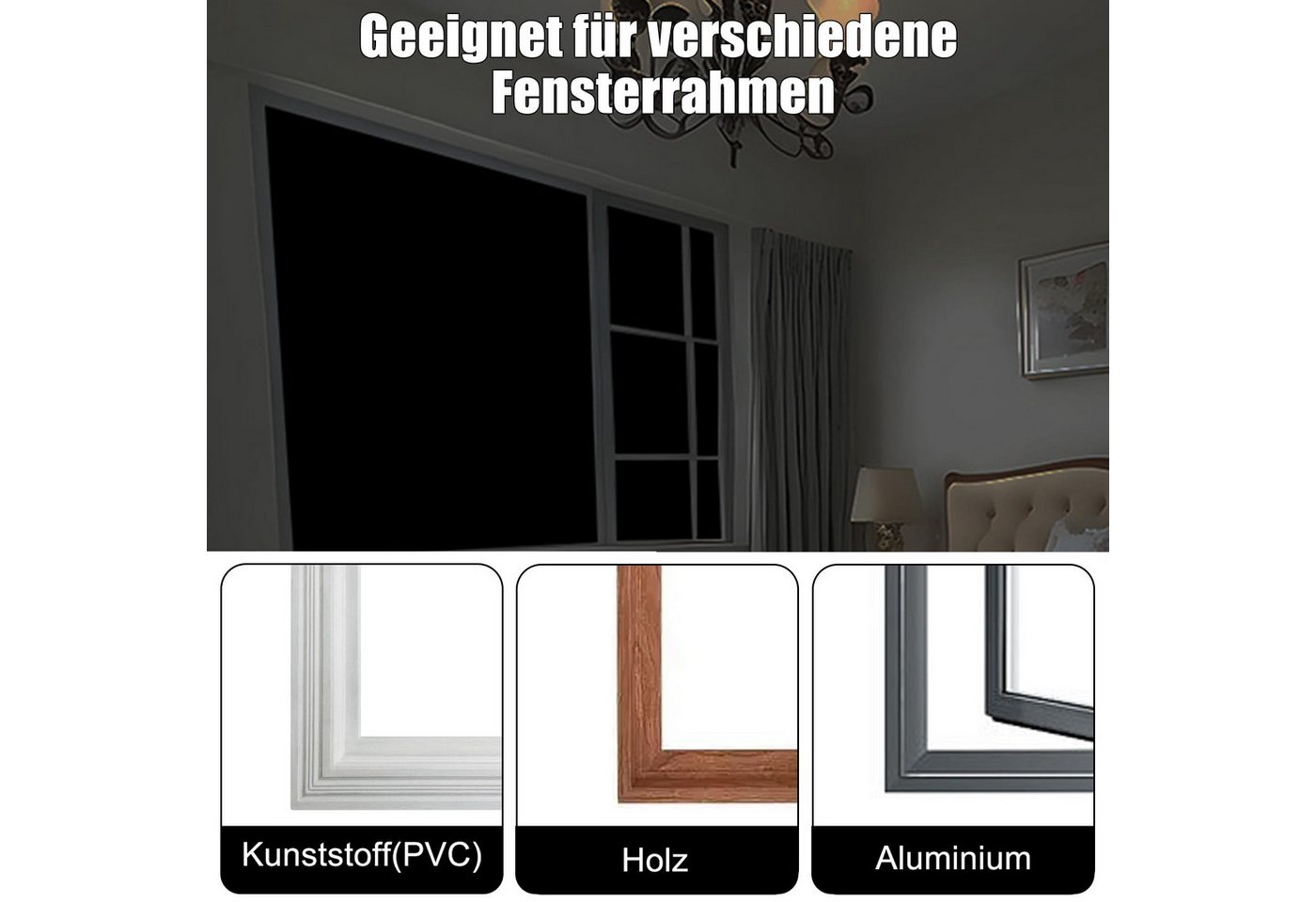 FOUORTUNATE-BEE Magnet Fliegengitter Clips 24er Set selbstklebend ohne Bohren für Fenster (Selbstklebende Magnetischer Vorhangverschluss Clips Magnet fliegengit – Bild 5 von 5