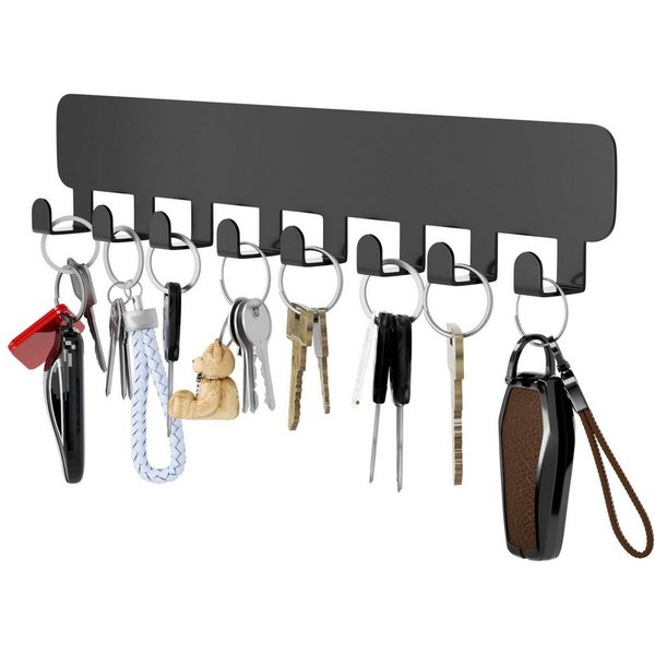 FOUORTUNATE-BEE Schlüsselbrett Schlüsselbrett mit 8Haken, Schlüssel Organizer Wand, (Schlüsselhalter für Wandhaken Dekor)