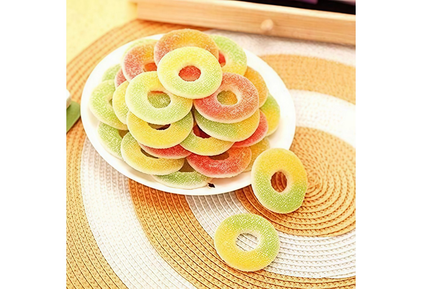 FOUORTUNATE-BEE Silikonform 4er Set Silikon-Gummibärchenform mit Tropfer für DIY Süßigkeiten, (4-tlg), Silikonformen für Schokolade, Donuts & Gummibärchen – 4 S – Bild 3 von 5