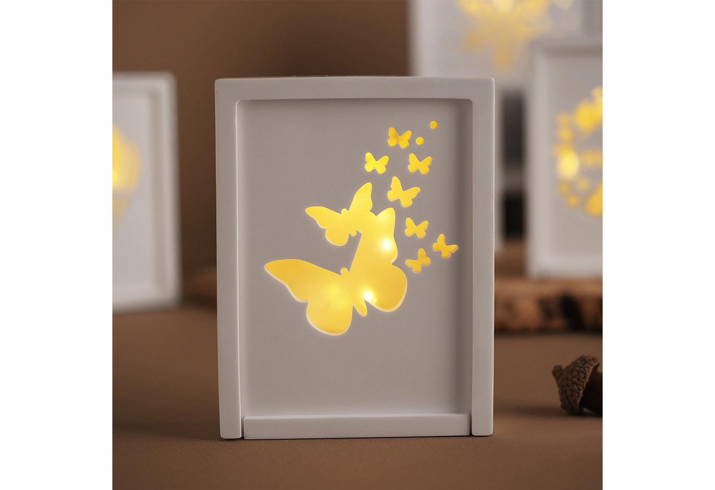 FOUORTUNATE-BEE Silikonform Geschenkbox Silikonformen Gießformen Weihnachten, (Geschenkbox Silikonform Gießform Gips Zum Gießen Silikonform Weihnachten 9-tlg) – Bild 5 von 5
