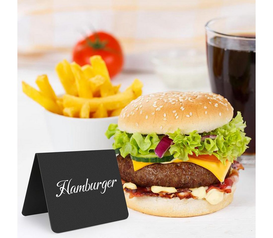 FOUORTUNATE-BEE Standtafel 20 Stück Mini Kreidetafel Klein Kleine Tafeln Zum Beschriften, (Küchennotizen, Tischkarten für Nachrichtenschilder, Preisschilder Tis – Bild 5 von 5