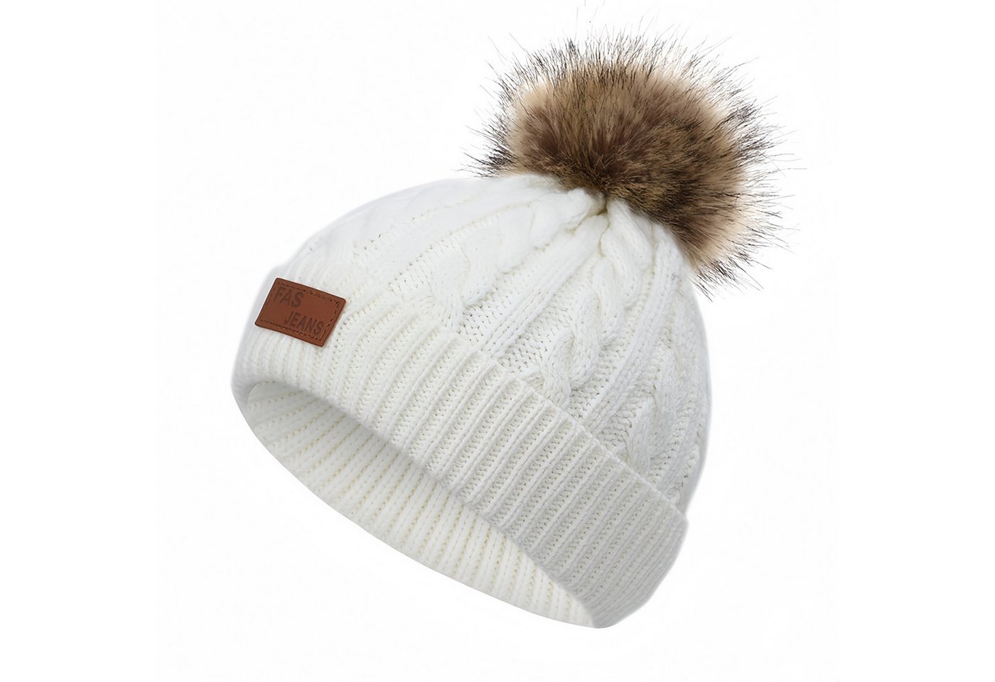 FOUORTUNATE-BEE Strickmütze Kinder-Winterset: Mütze, Schal und Handschuhe für 3–8 Jahre – Bild 5 von 5