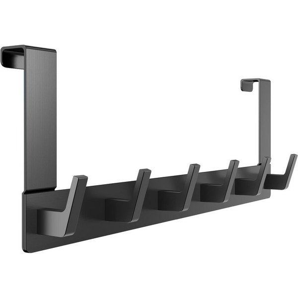 FOUORTUNATE-BEE Türhaken Türgarderobe zum Einhängen mit 6 Haken, für Flur, Bad und Küche, Tür, Schlafzimmer, (Kleiderhaken Tür für Badezimmer Türhakenleiste Mod