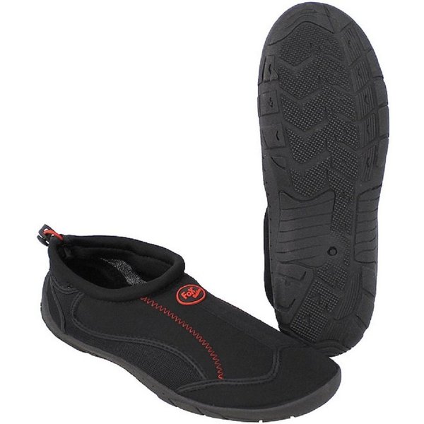 FoxOutdoor Badeschuh, Neopren, schwarz, Kordelzug - 45 Badeschuh