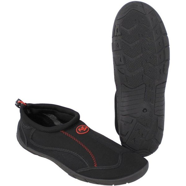 FoxOutdoor Badeschuhe, Neopren, schwarz, Kordelzug 45 Outdoorschuh