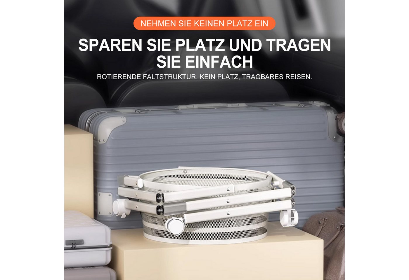 FOXSPORT Standregal faltbar mit Rollen – Bild 2 von 5