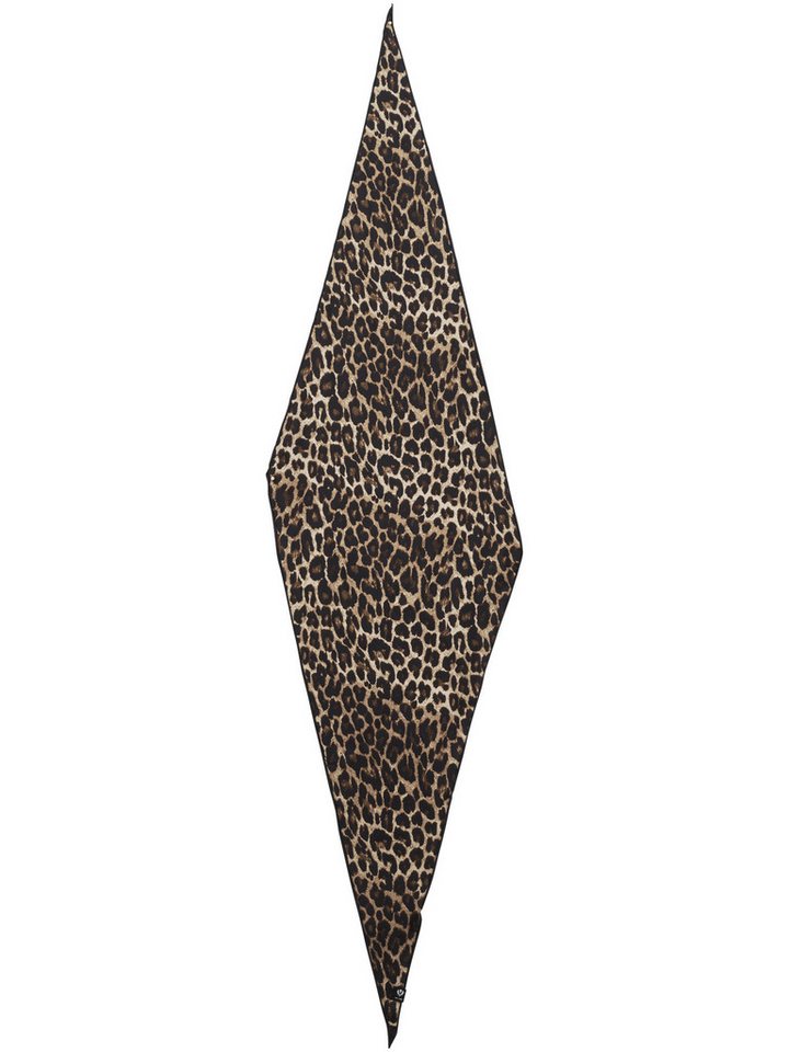 Fraas Modetuch Diamond Shape Seidentuch mit Leo-Design – Bild 2 von 5