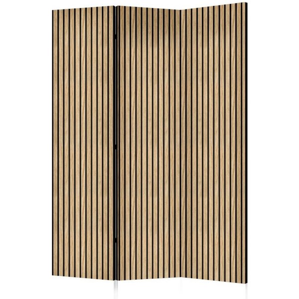 framed concept Paravent, Raumteiler Holz Struktur, 135x172 & 225x172 cm, ein- oder beidseitig