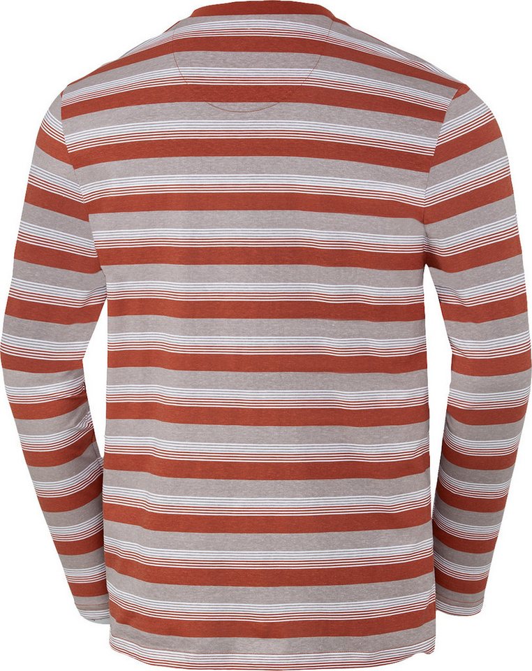 Franco Bettoni Pyjama (Spar-Set, 4-teiliges Pyjama-Set: 2 Langarmshirts und 2 Hosen) aus reinster Baumwolle – Bild 3 von 5