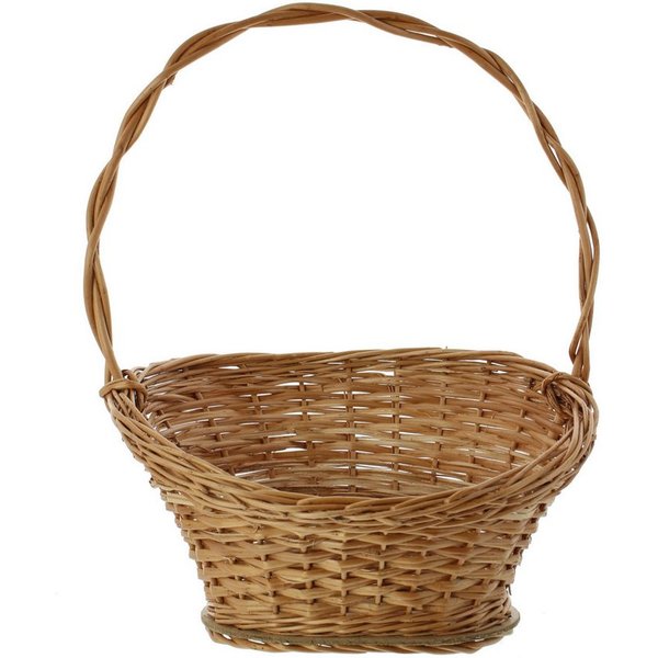 Frank Flechtwaren Allzweckkorb, Präsentkorb Korb Natur 47cm