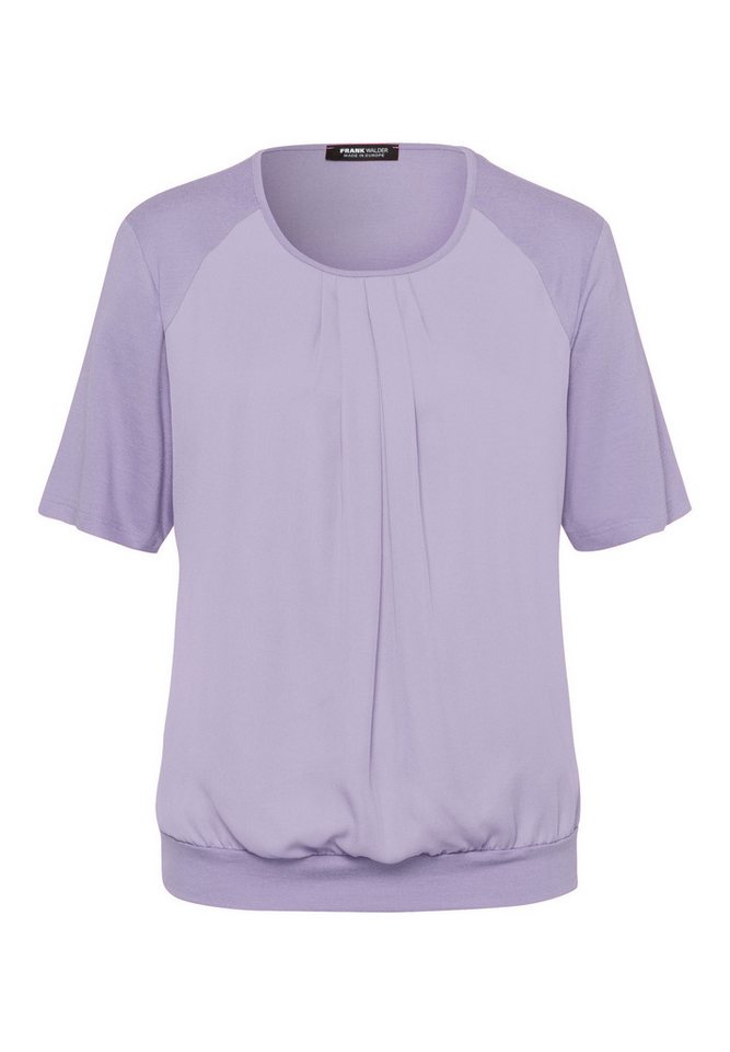 FRANK WALDER T-Shirt im Materialmix – Bild 2 von 5