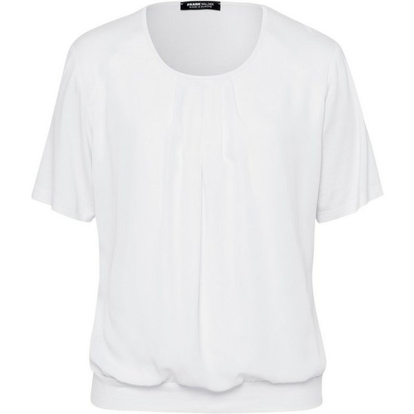 FRANK WALDER T-Shirt im Materialmix