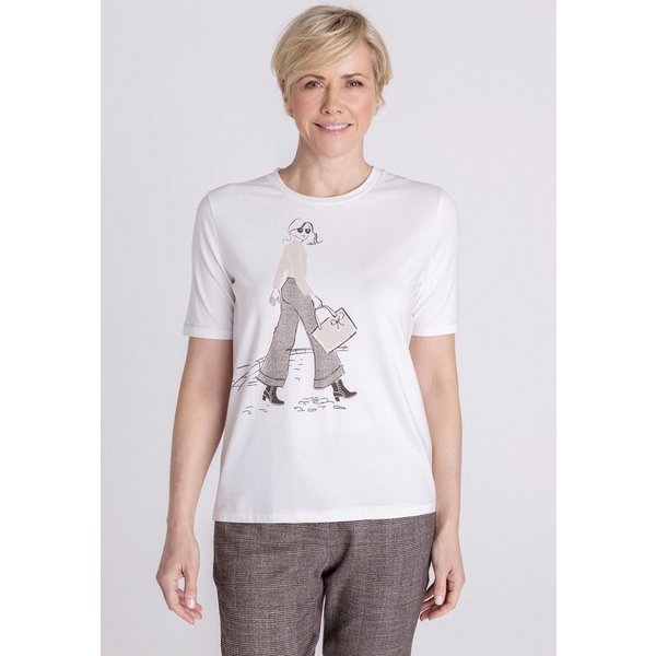 FRANK WALDER T-Shirt mit Frontprint