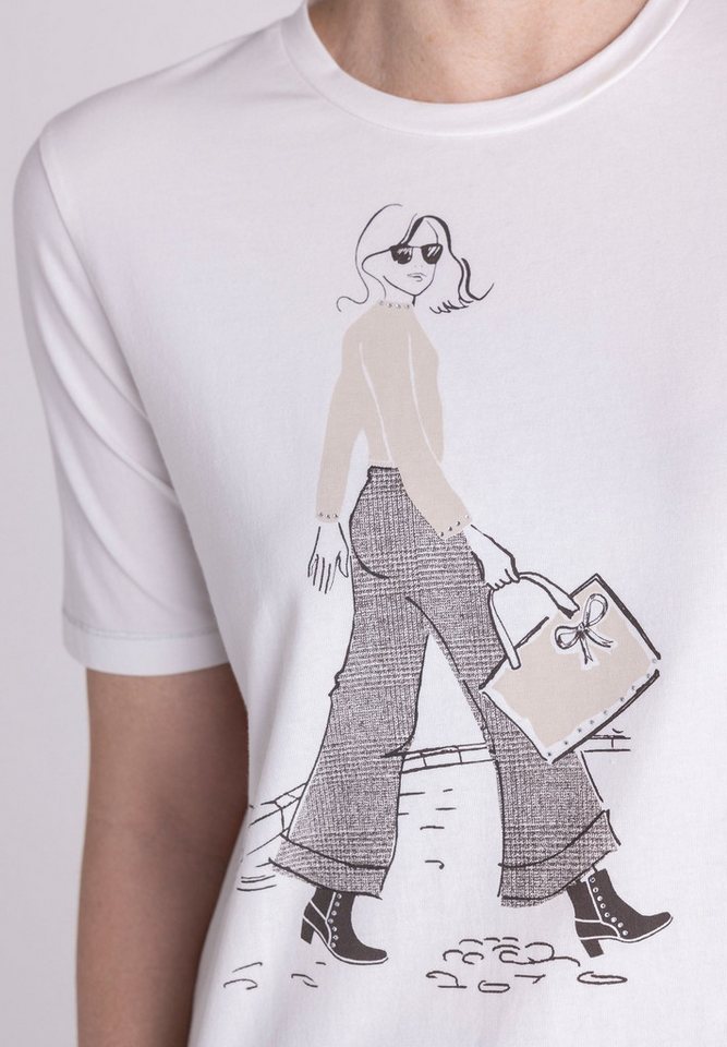 FRANK WALDER T-Shirt mit Frontprint – Bild 5 von 5