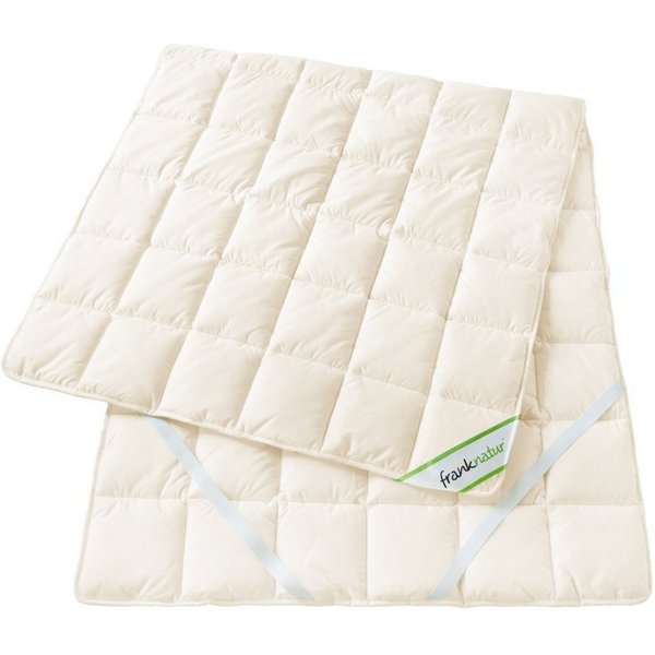franknatur, Topper Auflage Lyocell / Tencel, Lyocell, Unterbett mit Lyocell-Füllung für ganzjährige Nutzung