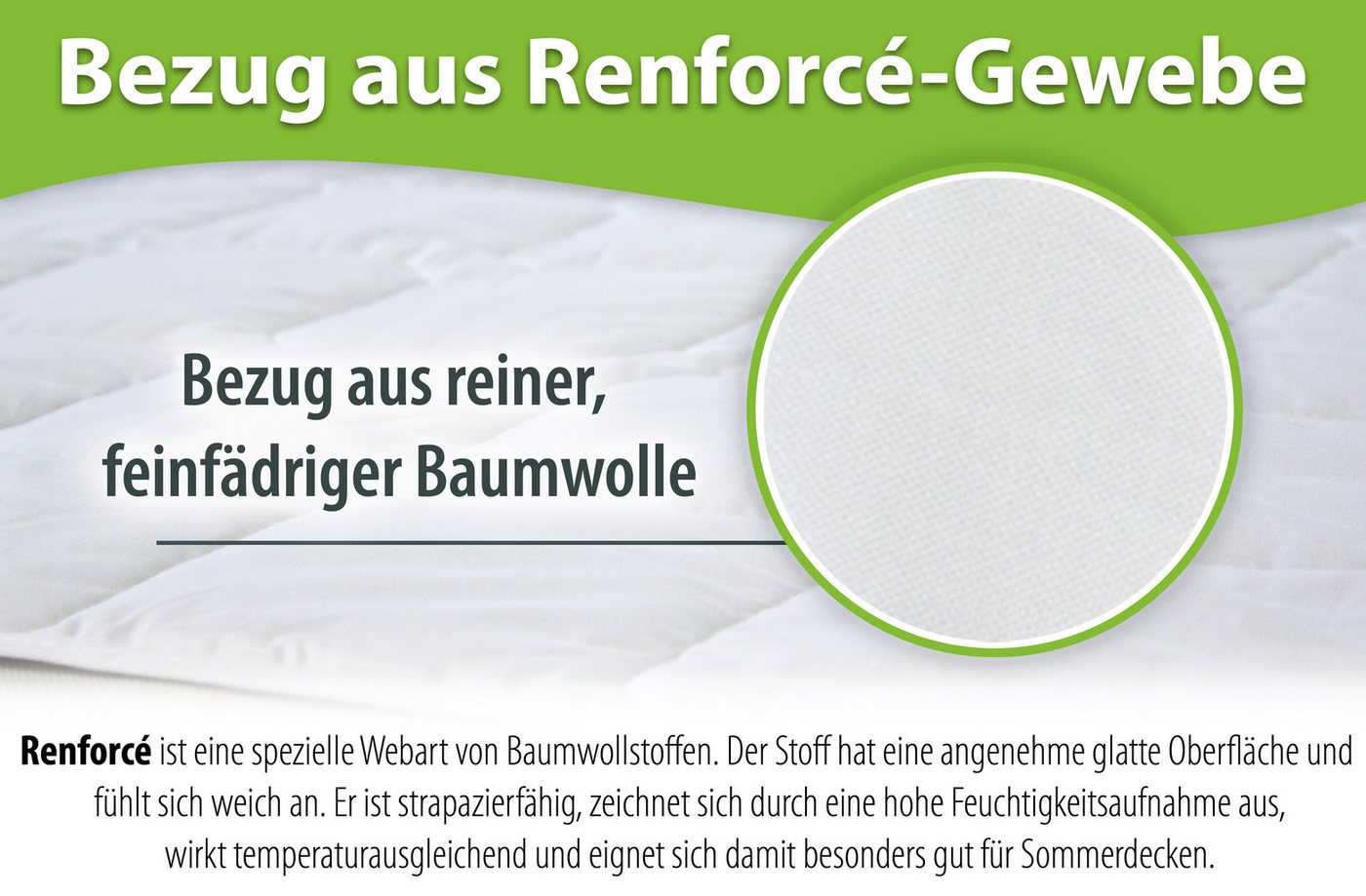 franknatur Kinderbettdecke Sommerdecke Lyocell, Füllung: 100% Lyocell/Tencel®, Bezug: 100% Baumwolle, extraleichte Sommerdecke für Kinder – Bild 5 von 5