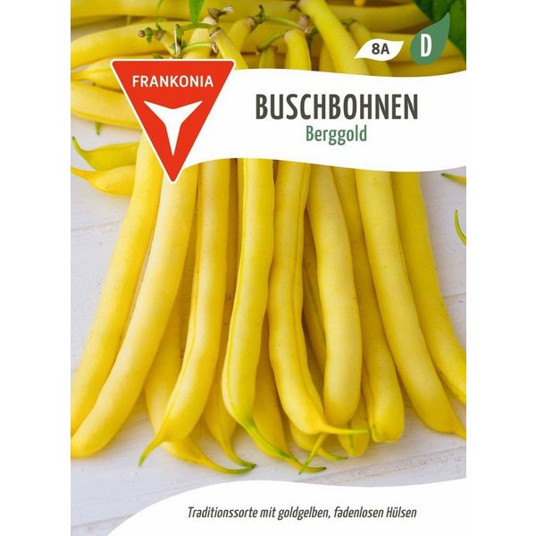 FRANKONIA Gemüsesamen Buschbohne, Berggold - Bohnen-Samen Saatgut Samen, Phaseolus vulgaris