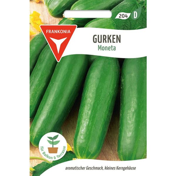 FRANKONIA Gemüsesamen Salatgurke, Moneta - Gurken-Samen Saatgut Samen, Cucumis sativus