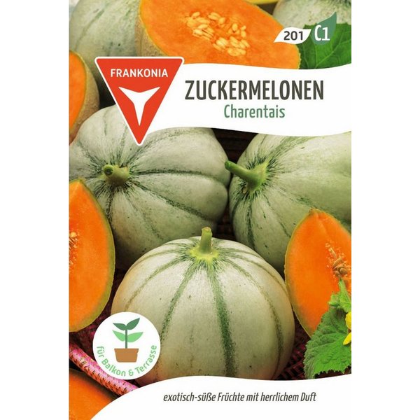 FRANKONIA Gemüsesamen Zuckermelone, Charentais - Melonen-Samen Saatgut Samen, Cucumis meo