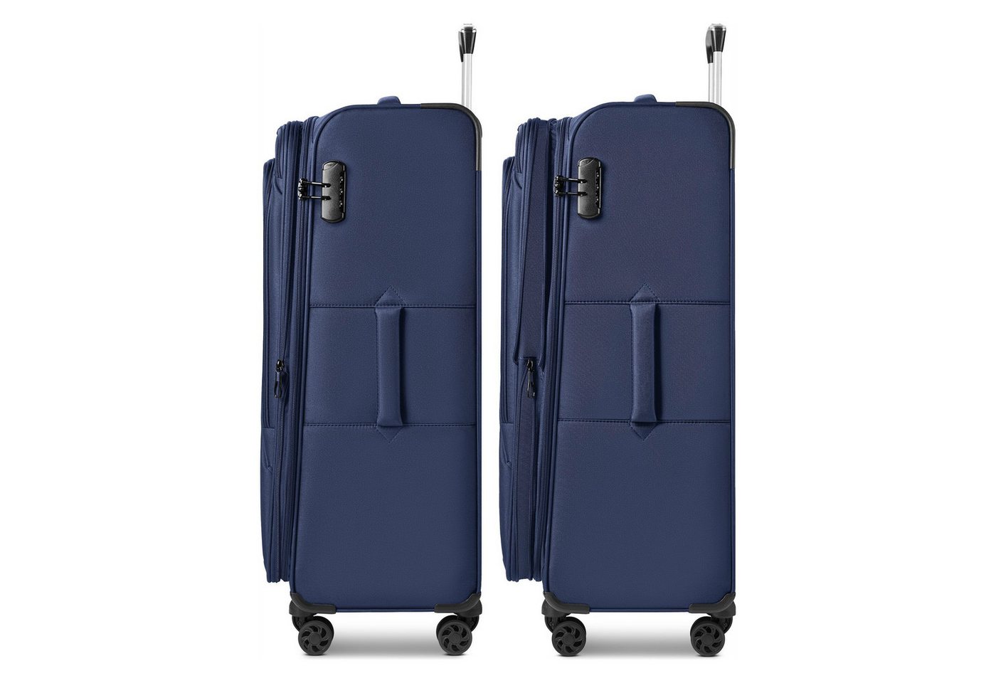 Franky Trolleyset Melbourne 3.0, 4 Rollen, (3-teilig, 3 tlg), Polyester – Bild 5 von 5