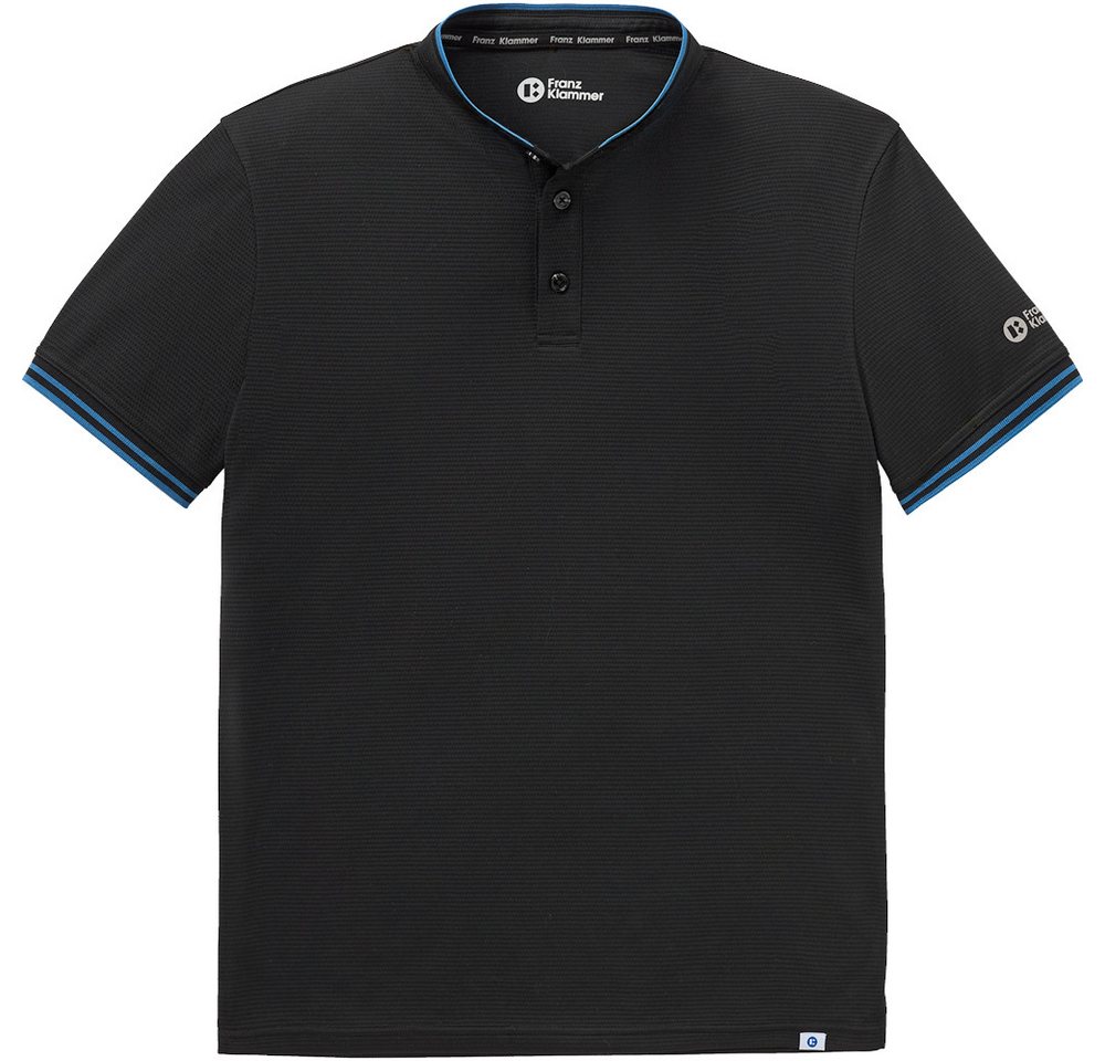 Franz Klammer Poloshirt mit elastischen Ärmelabschlüssen Atmungsaktives Piqué-Gewebe – Bild 5 von 5
