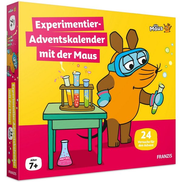 Franzis Adventskalender Experimentier-Adventskalender mit der Maus für Kinder