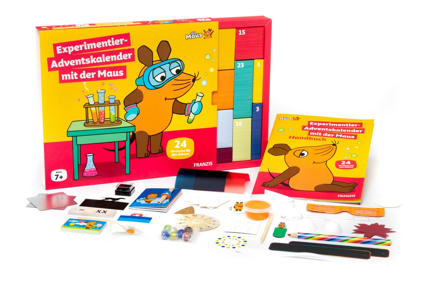 Franzis Adventskalender Experimentier-Adventskalender mit der Maus für Kinder – Bild 2 von 3