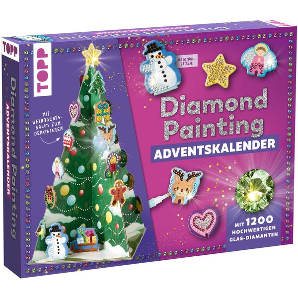 frechverlag Adventskalender Weihnachtszauber - Der Diamond-Painting-Adventskalender. Mi