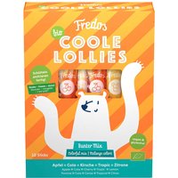 Fredos Bio-Wassereis 'Coole Lollies', bunter Mix, 10 x 30 ml