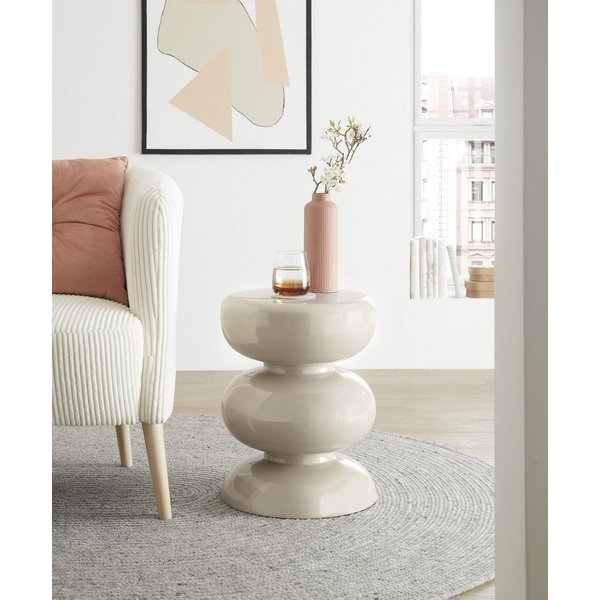 freiraum Beistelltisch 1151, in Creme, Eisen - 46x36cm (HxD)