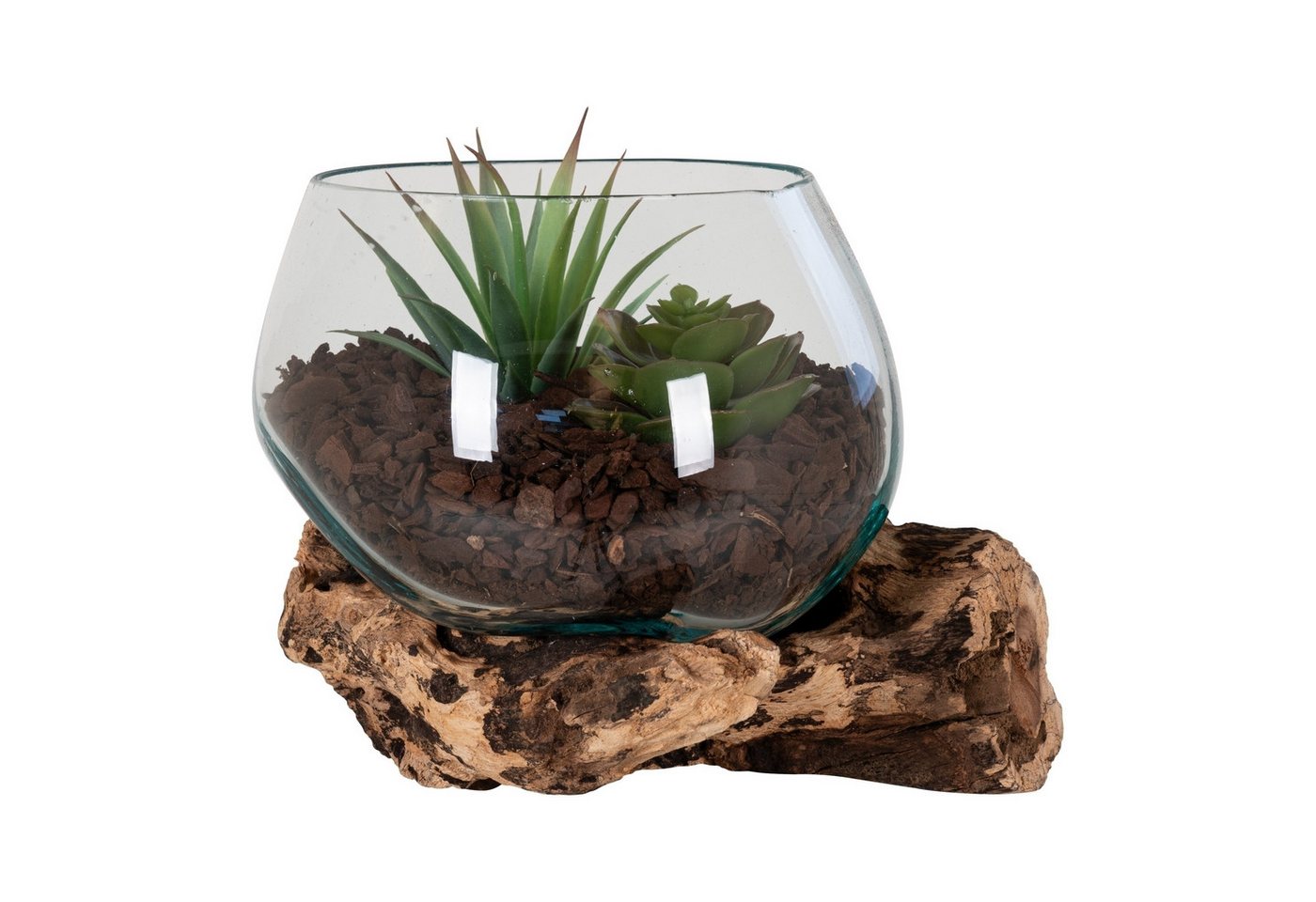 freiraum Dekovase San-Marino, in Natur, Massivholz - 15x15x15cm (BxHxT) – Bild 2 von 5