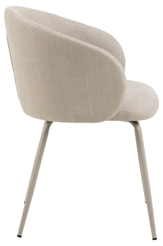 freiraum Esszimmerstuhl Eleanor, (2er-Set) Design 4-Fuß, Bezug beige - 55,5x79x55cm (BxHxT) – Bild 4 von 5