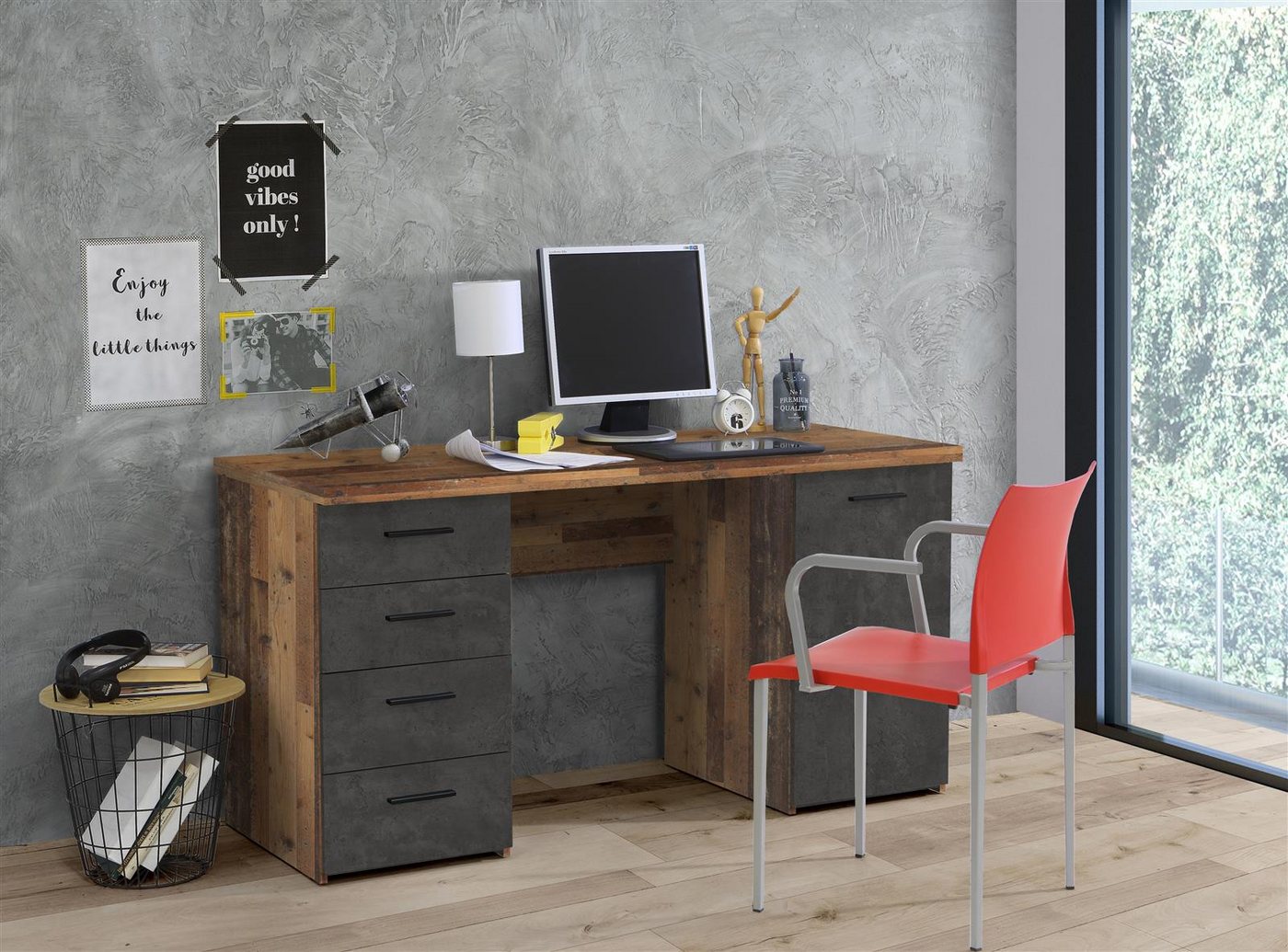 freiraum Schreibtisch Balu, 145 x 76,3 x 60 cm (B/H/T) – Bild 4 von 5